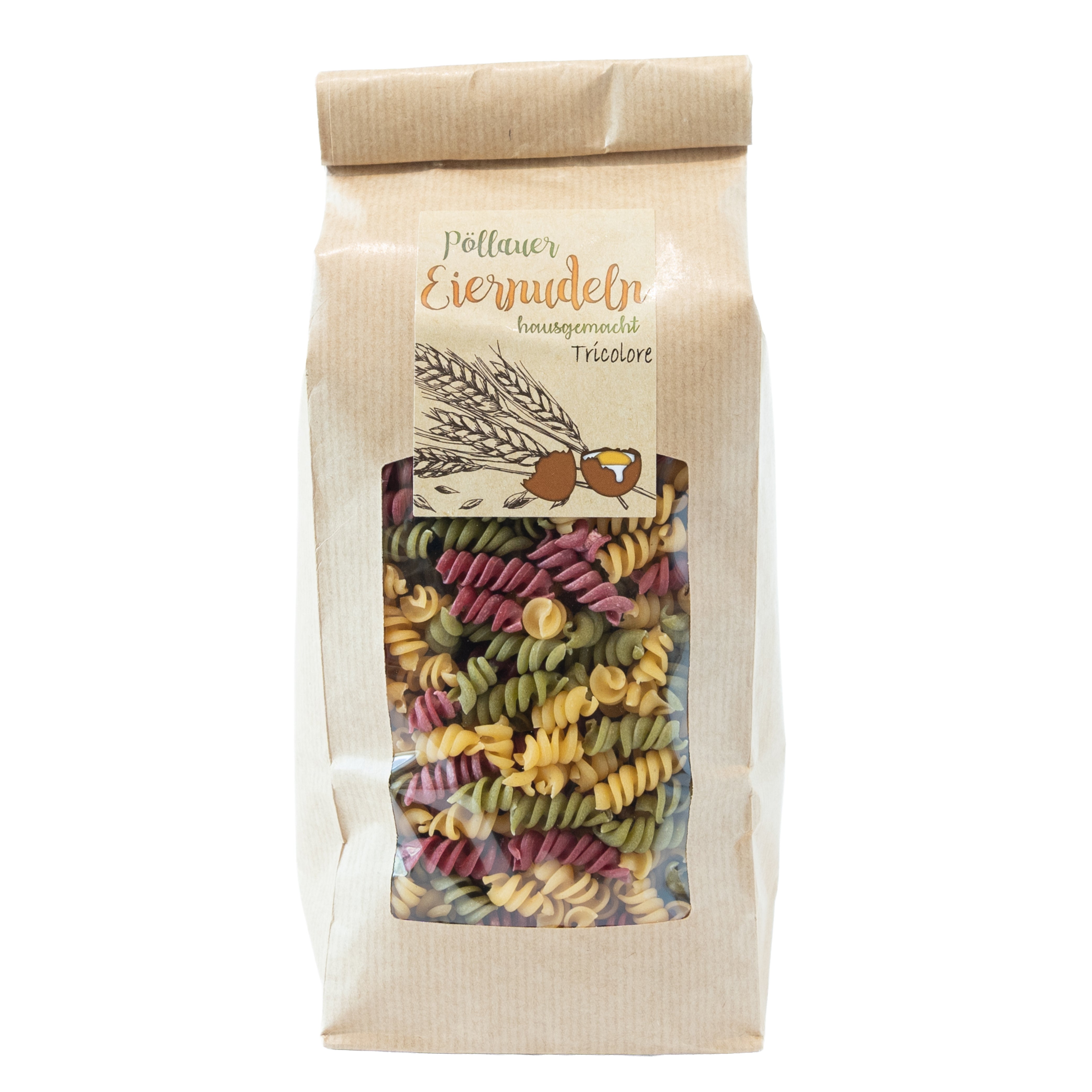 Tricolore Nudeln - Kröpfl's Lindenhof