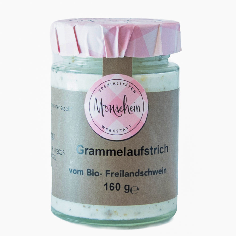 Grammelaufstrich vom Bio-Freilandschwein