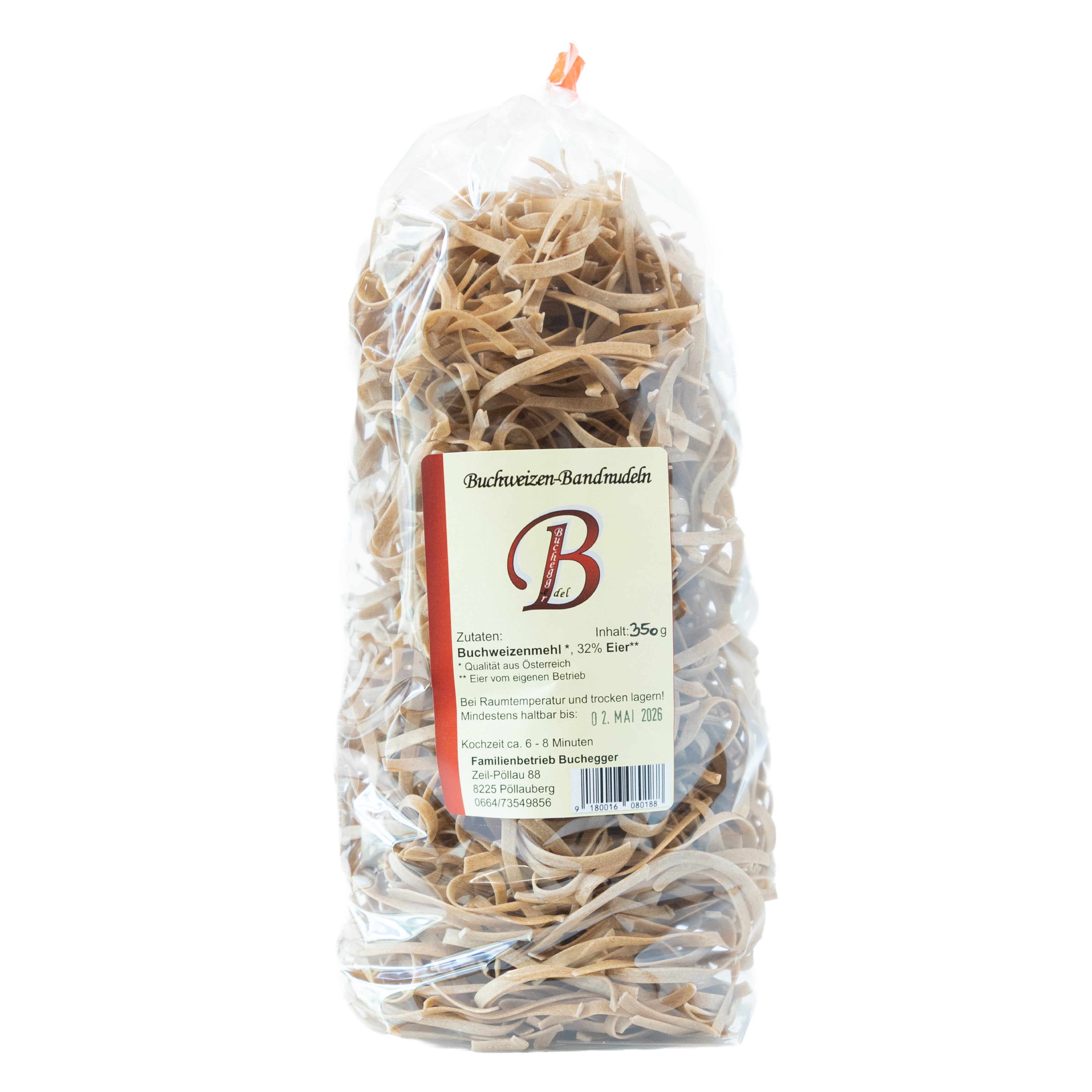 Buchweizen-Bandnudeln - Familie Buchegger
