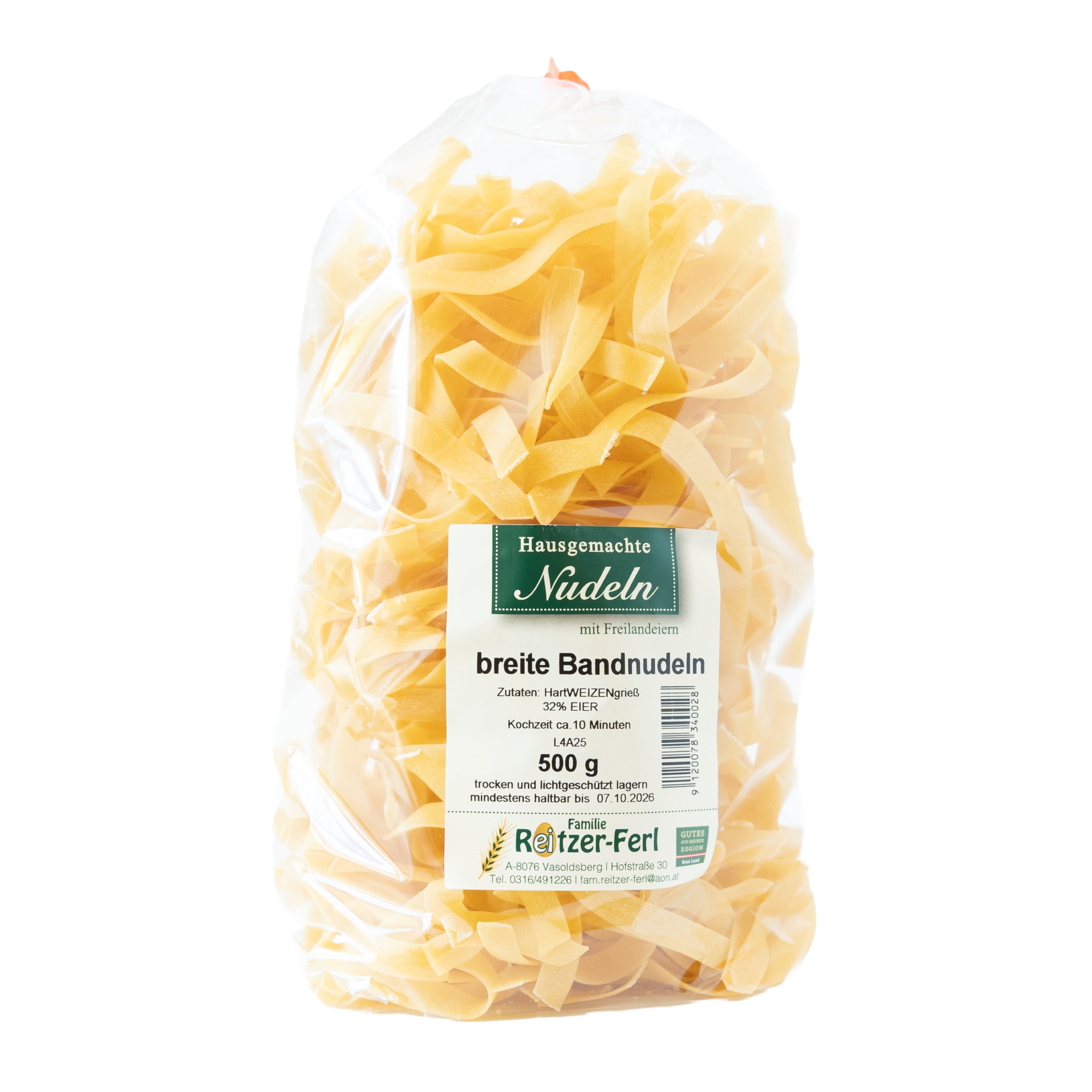 Breite Bandnudeln - Familie Reitzer-Ferl