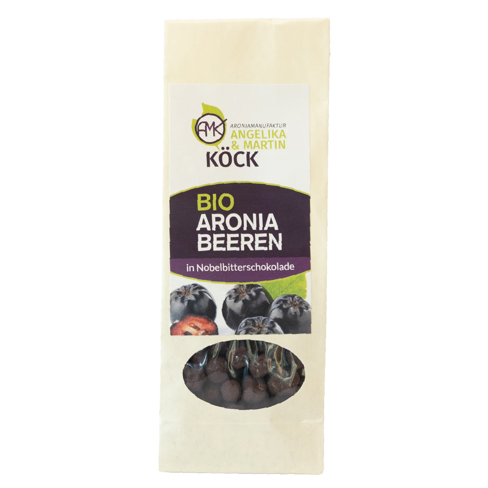 Bio Aronia Beeren in Nobelschokolade - Aroniamanufaktur Köck