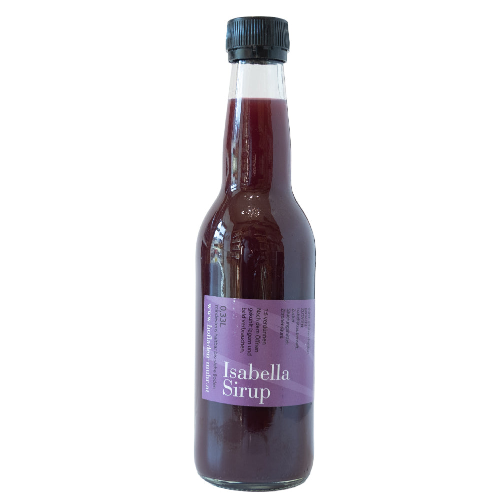 Isabella Trauben-Sirup - Hofladen Muhr