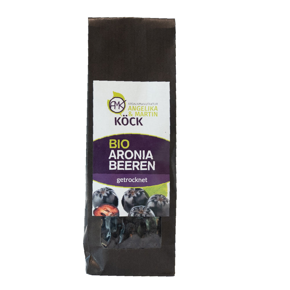 Bio Aronia Beeren getrocknet - Aroniamanufaktur Köck