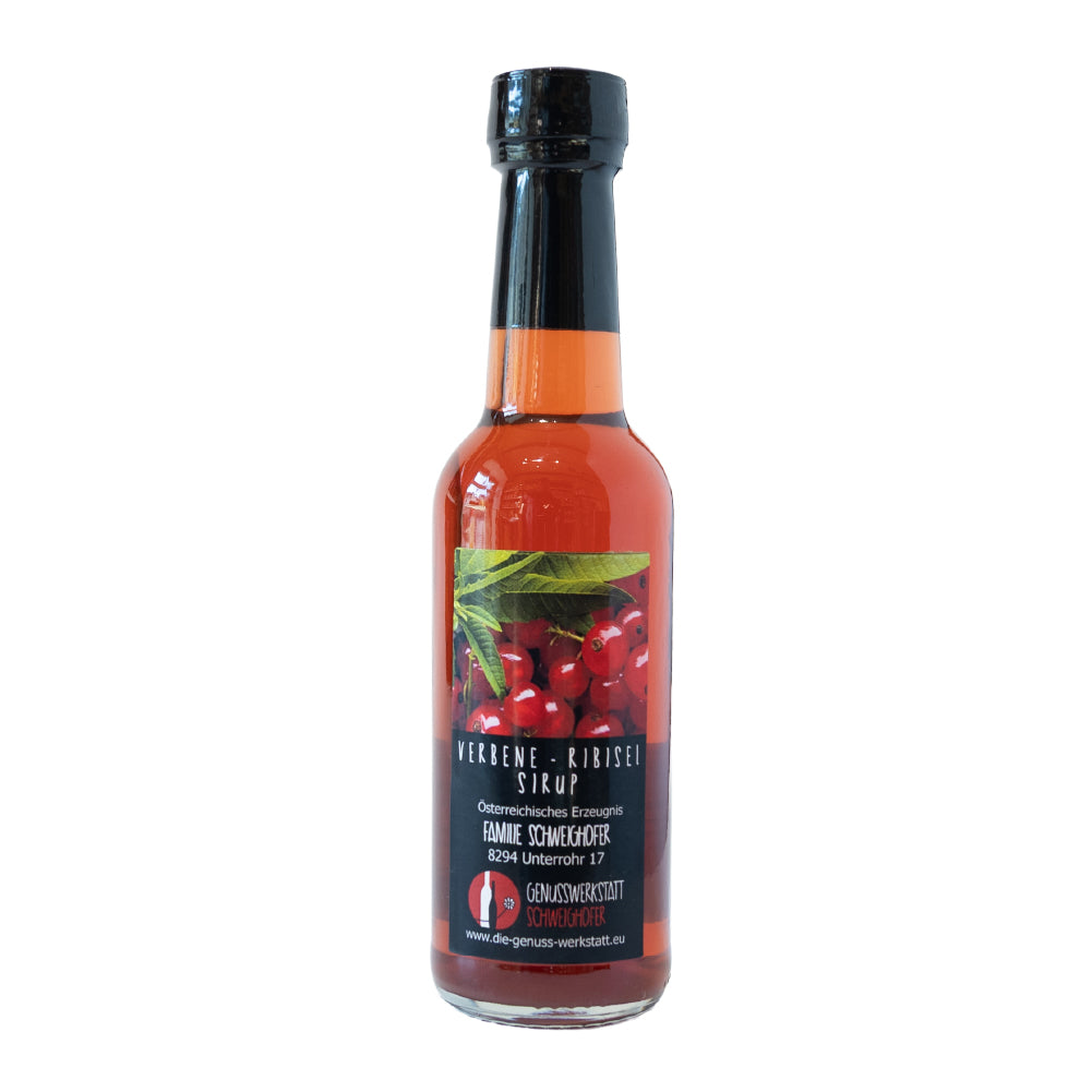 Verbene-Ribisel Sirup - Genusswerkstatt Schweighofer