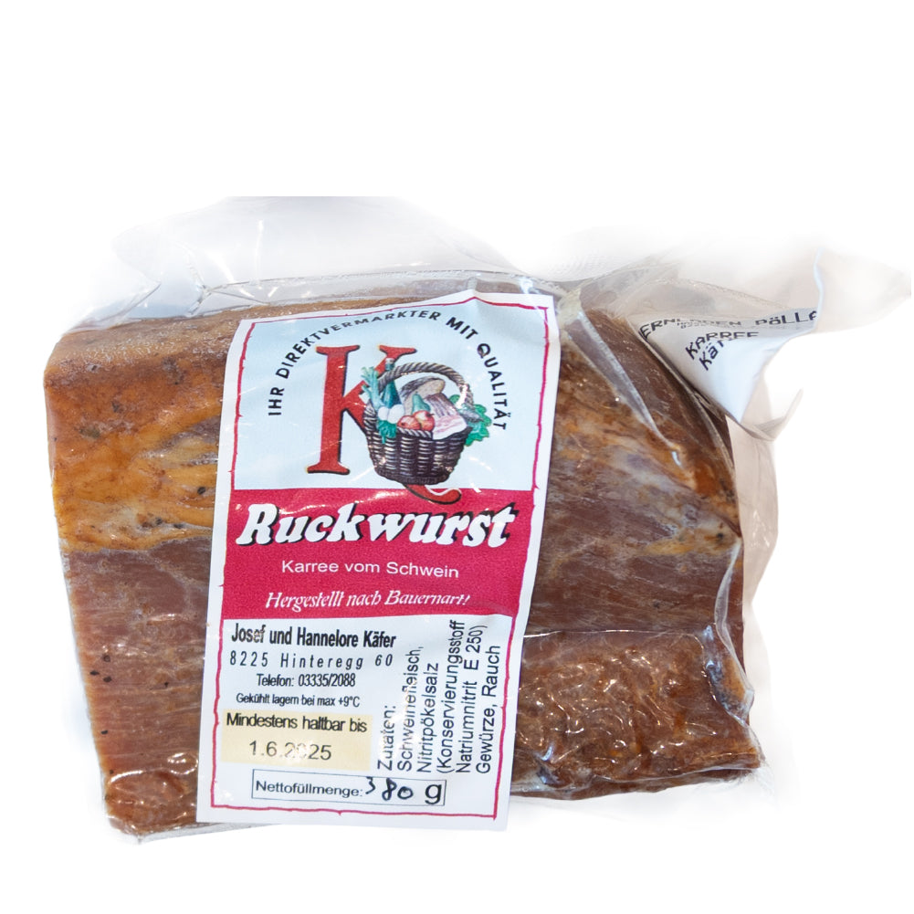 Hausgemachte Ruckwurst - Familie Käfer