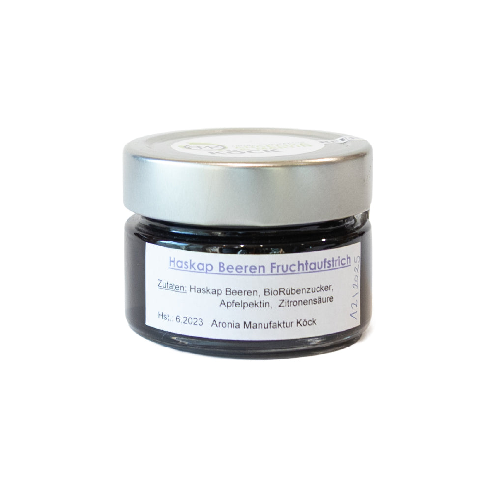 Bio Haskap-Beeren Fruchtaufstrich - Aroniamanufaktur Köck