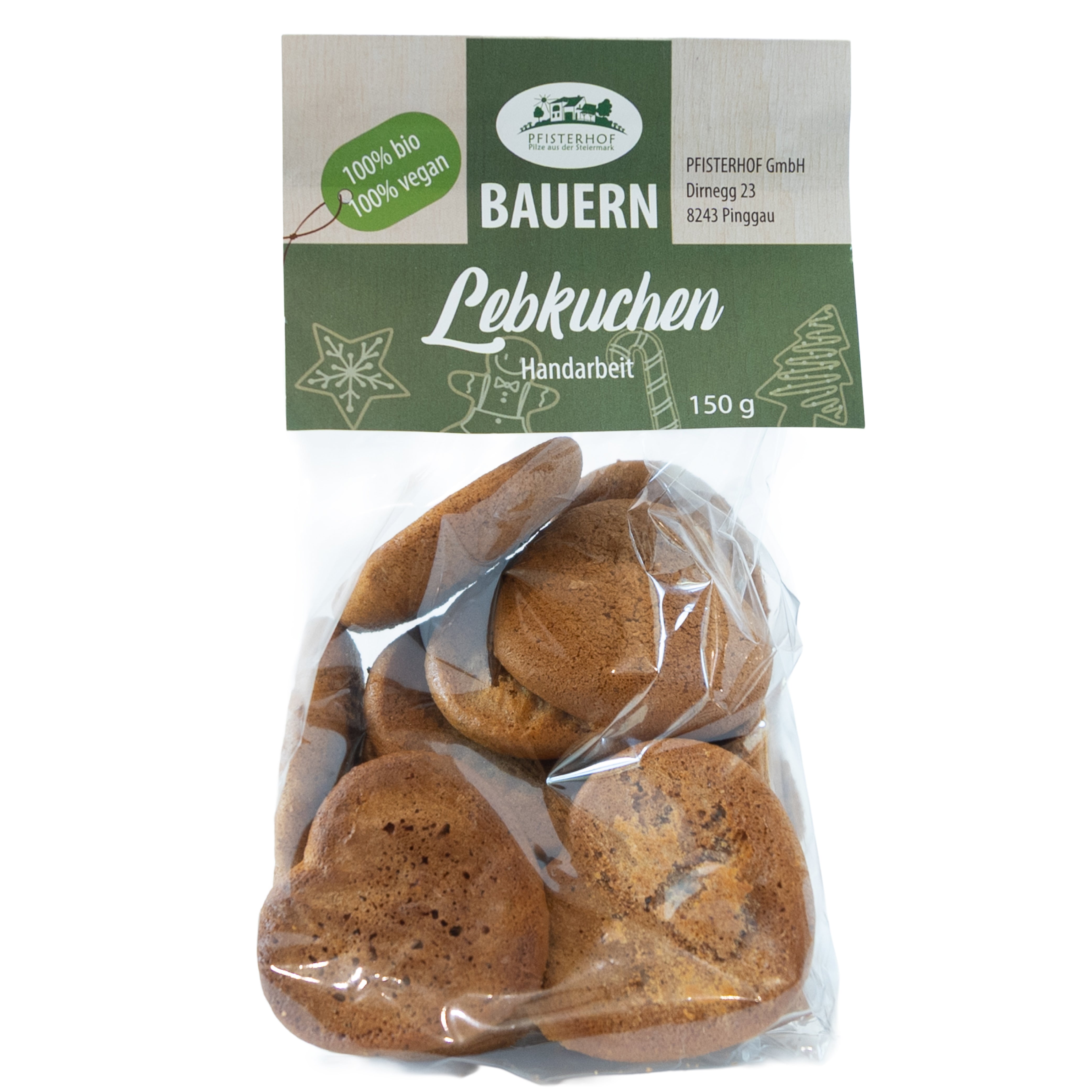 Vegane Bio-Lebkuchen - Pfisterhof