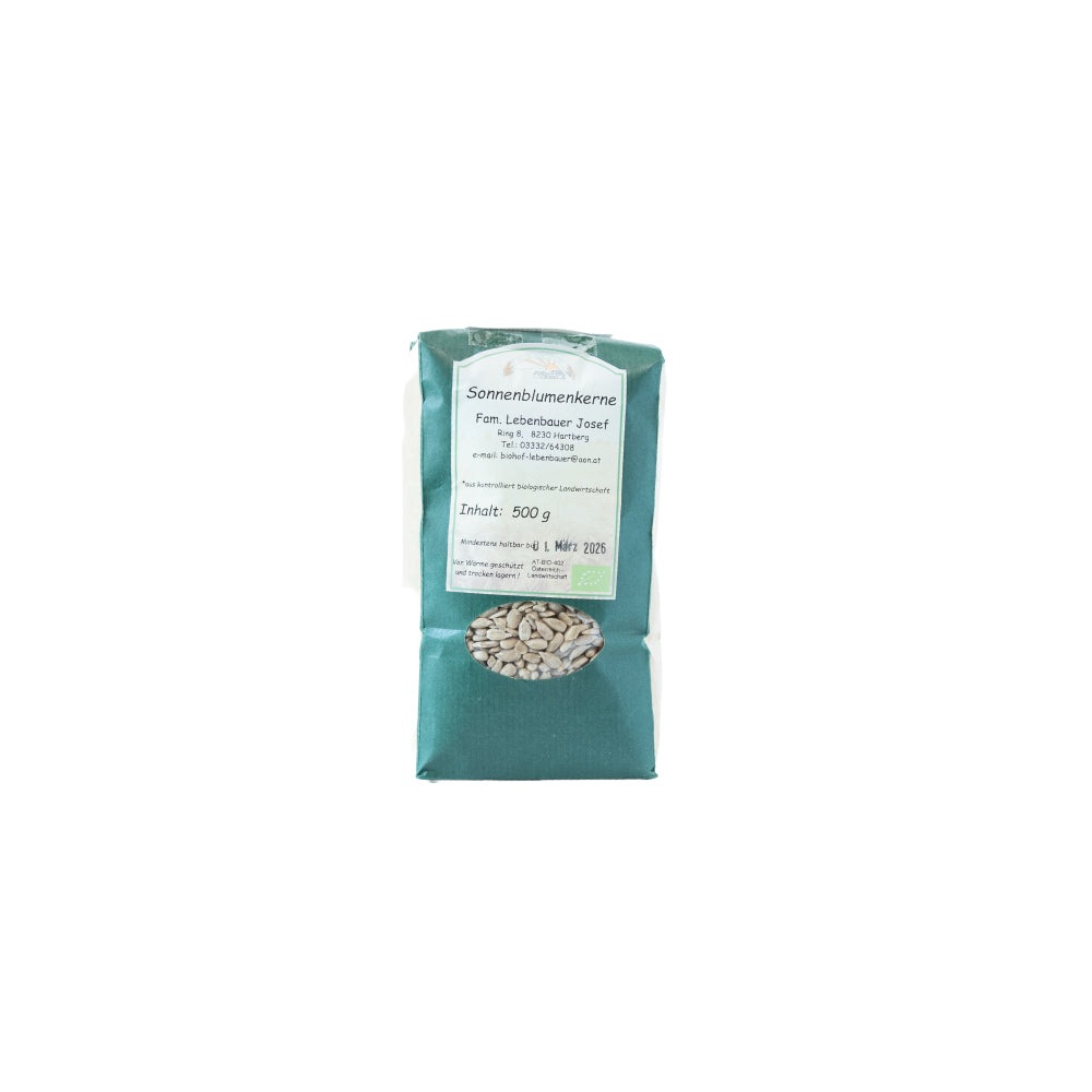 sonnenblumenkerne 500g familie lebenhof josef naturpark-bauernladen-bio-powerfood-vom-biohof-3