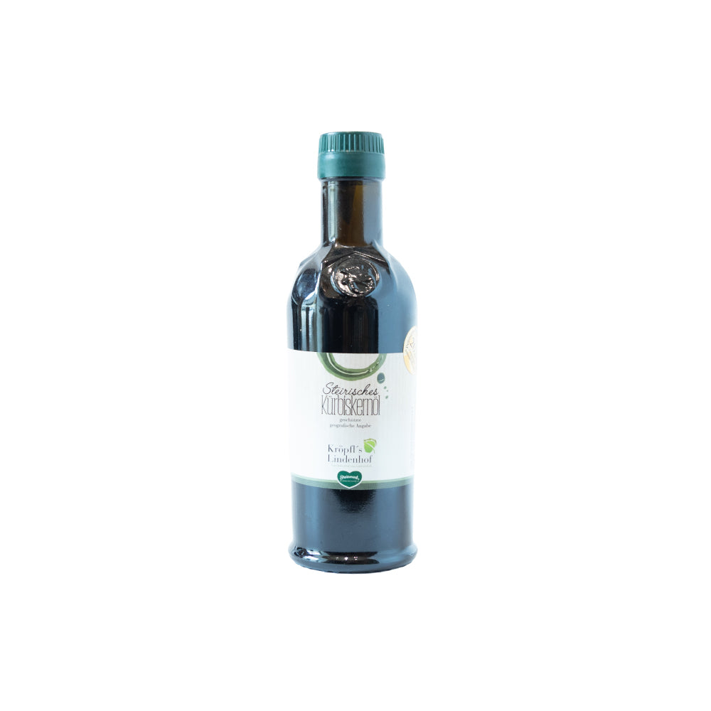 Steirisches Kürbiskernöl – Kröpfls Lindenhof - verschiedene Größen