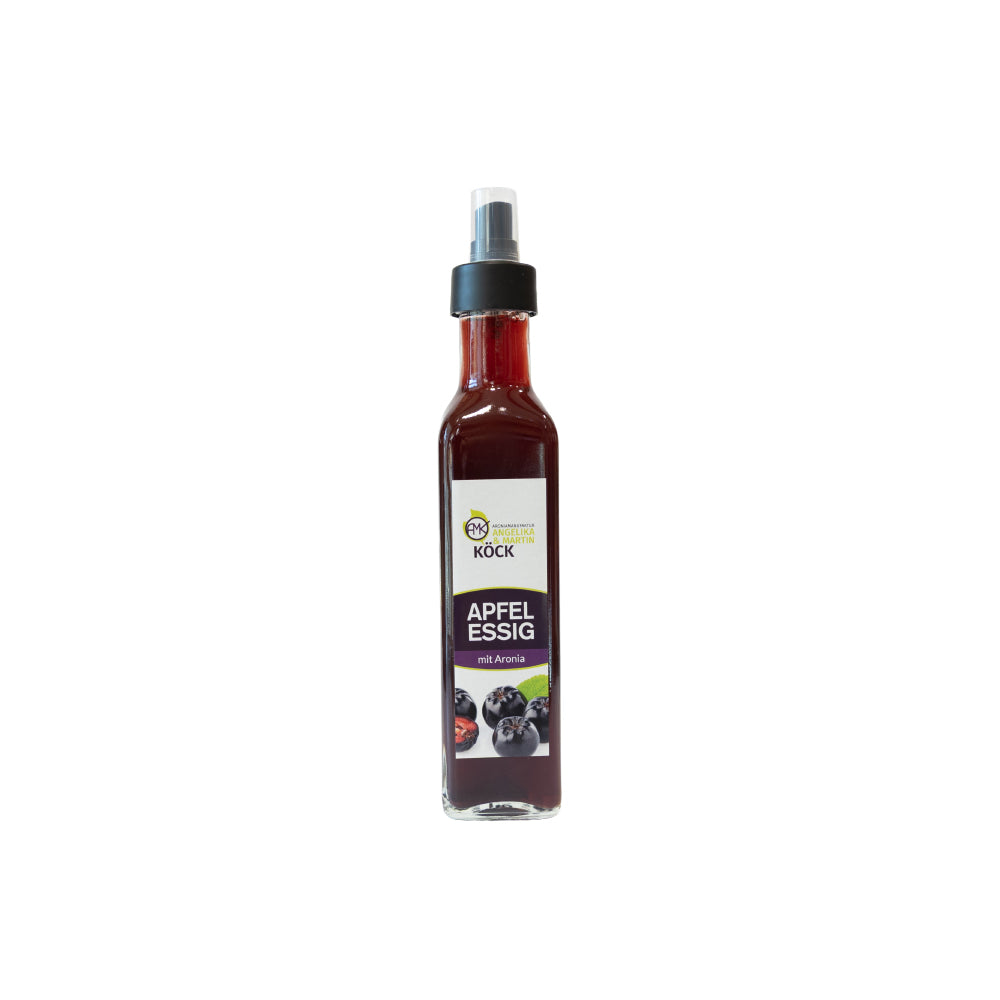 apfelessig mit aronia aroniamanufaktur koeck naturpark-bauernladen-essen