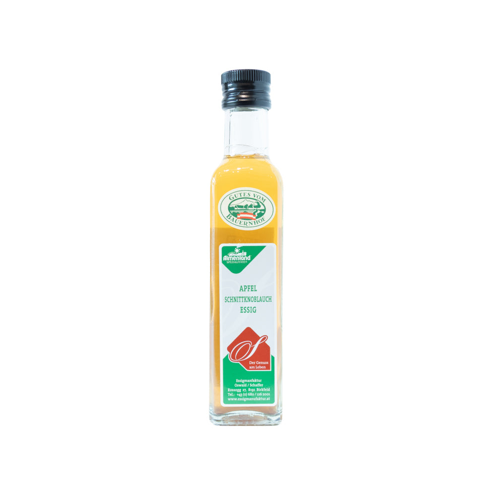 Apfel-Schnittknoblauch Essig