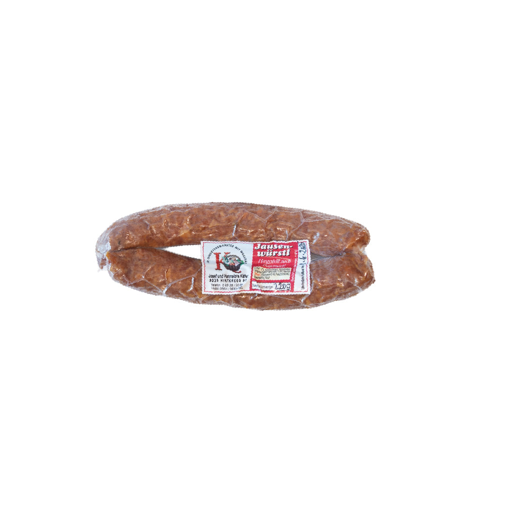 jausen wuerstl 220g Kaefer Josef und Hannelore naturpark-bauernladen-essen-53