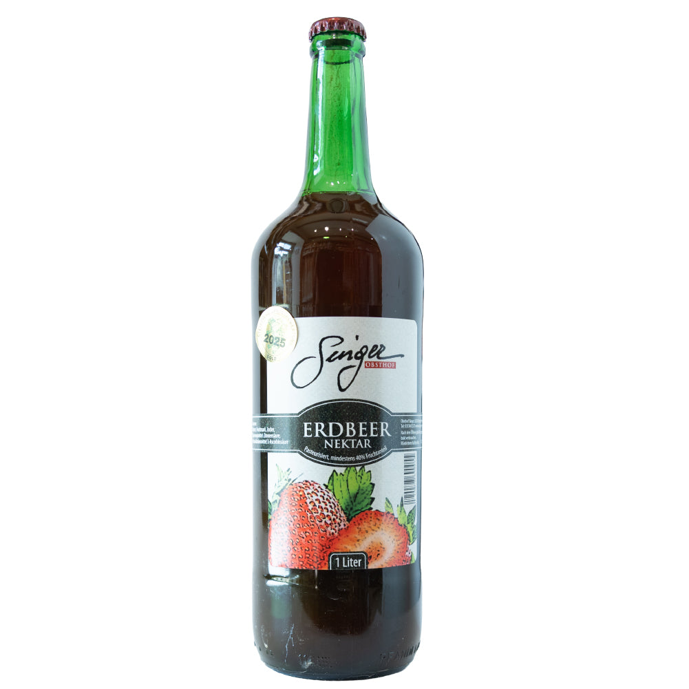 Erdbeernektar - verschieden Größen