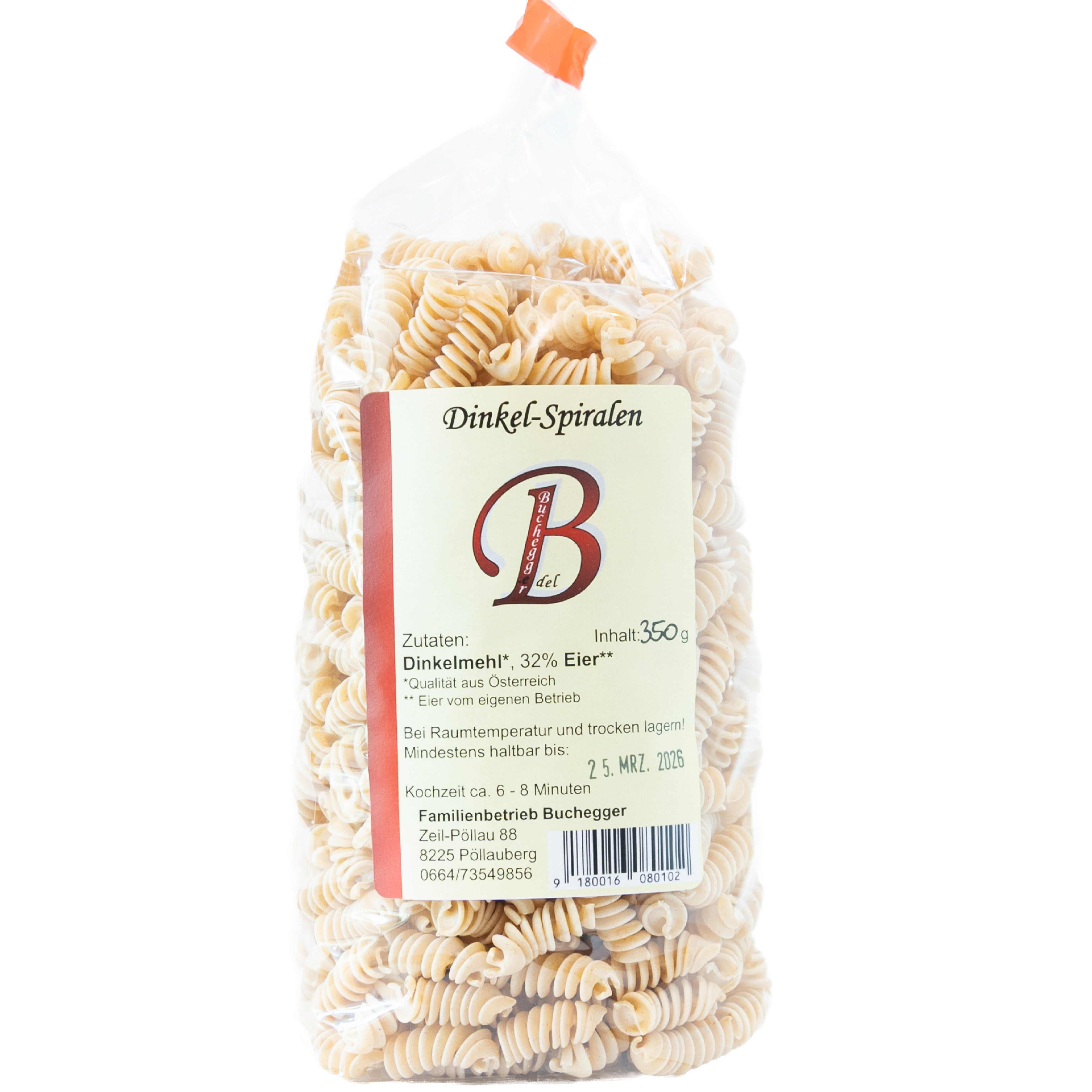 Dinkel-Spiralen – Familie Buchegger