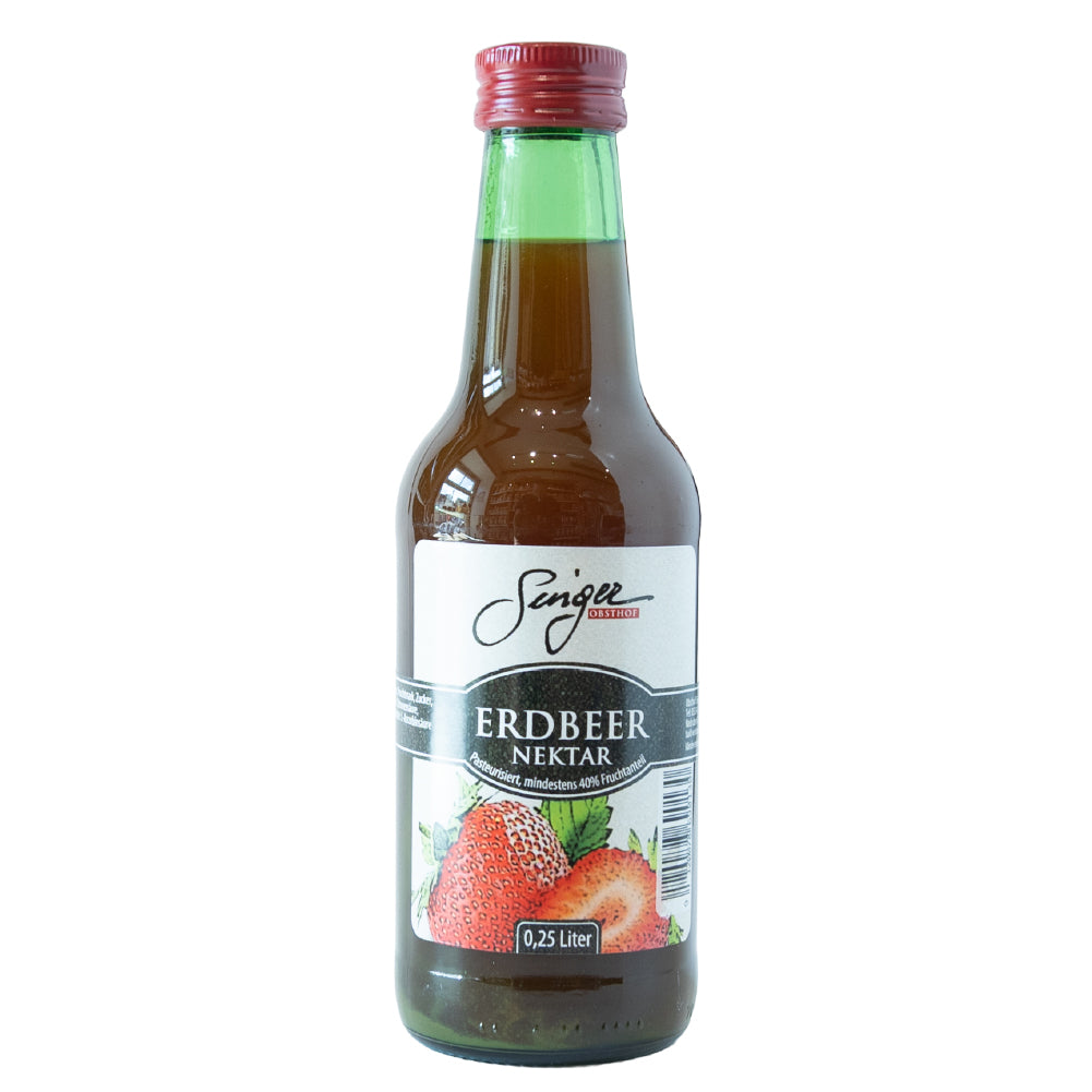 Erdbeernektar - verschieden Größen