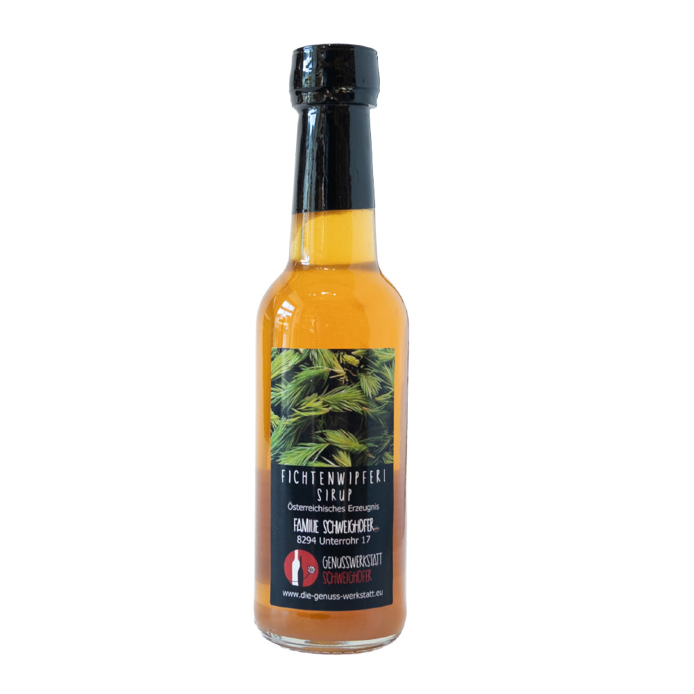 Fichtenwipferlsirup - Genusswerkstatt Schweighofer