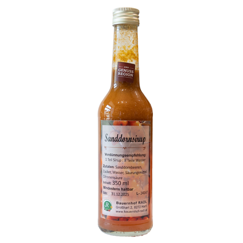 Sanddornsirup - Bauernhof Radl