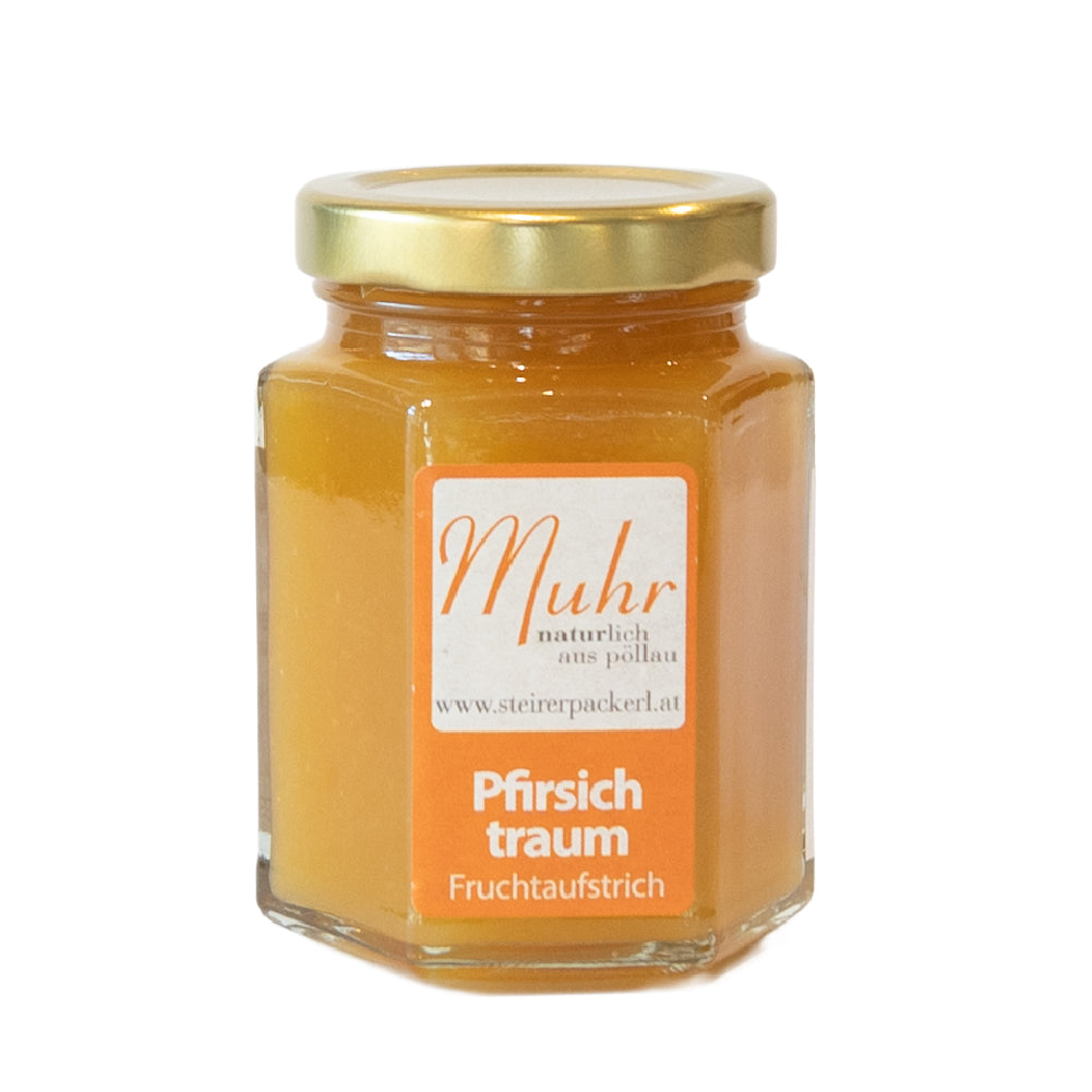 Pfirsichtraum Fruchtaufstrich - Hofladen Muhr