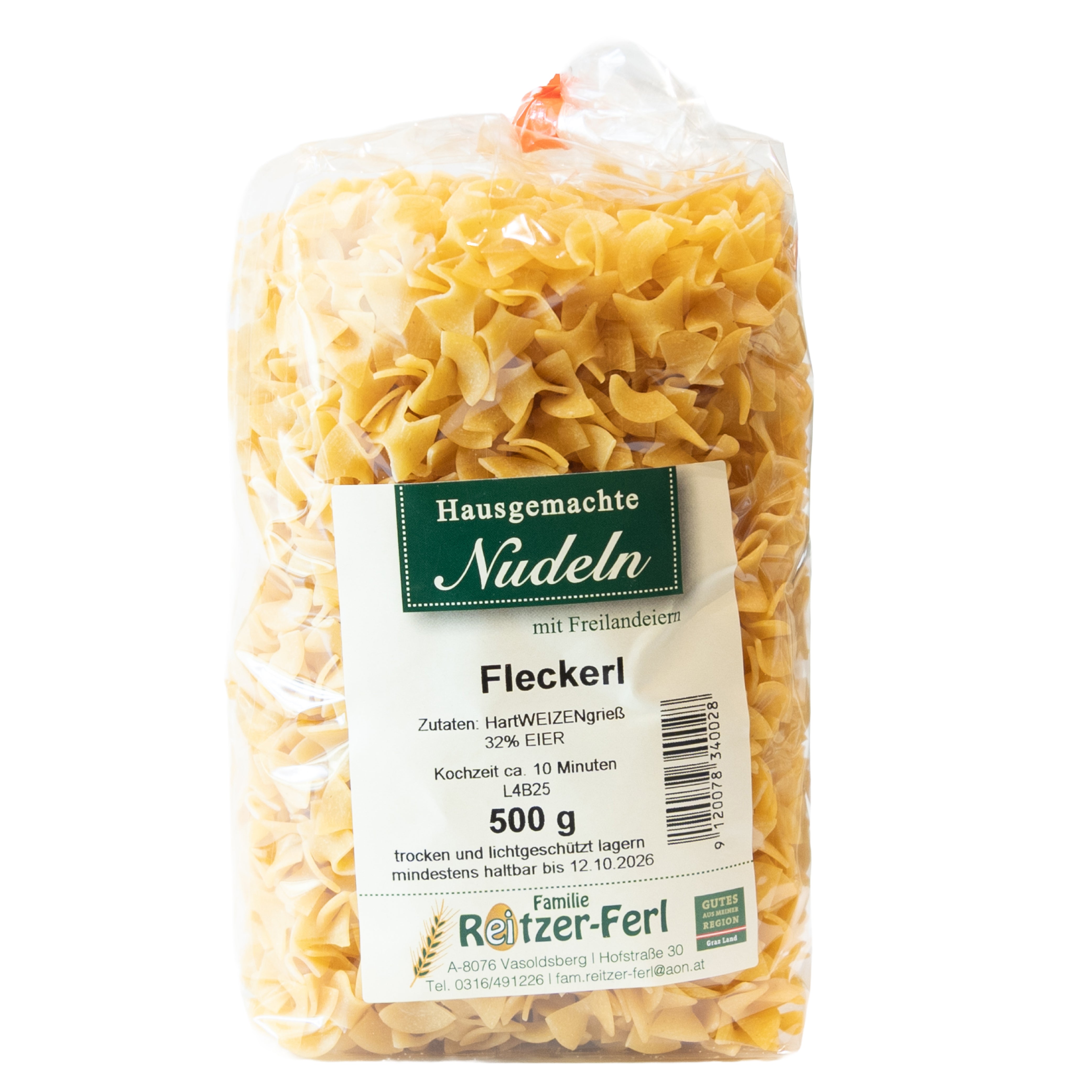 Fleckerl Nudel - Hausgemacht mit Freilandeiern 500 g