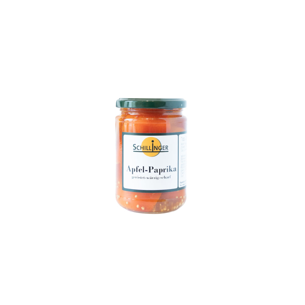 Apfel-Paprika im Glas