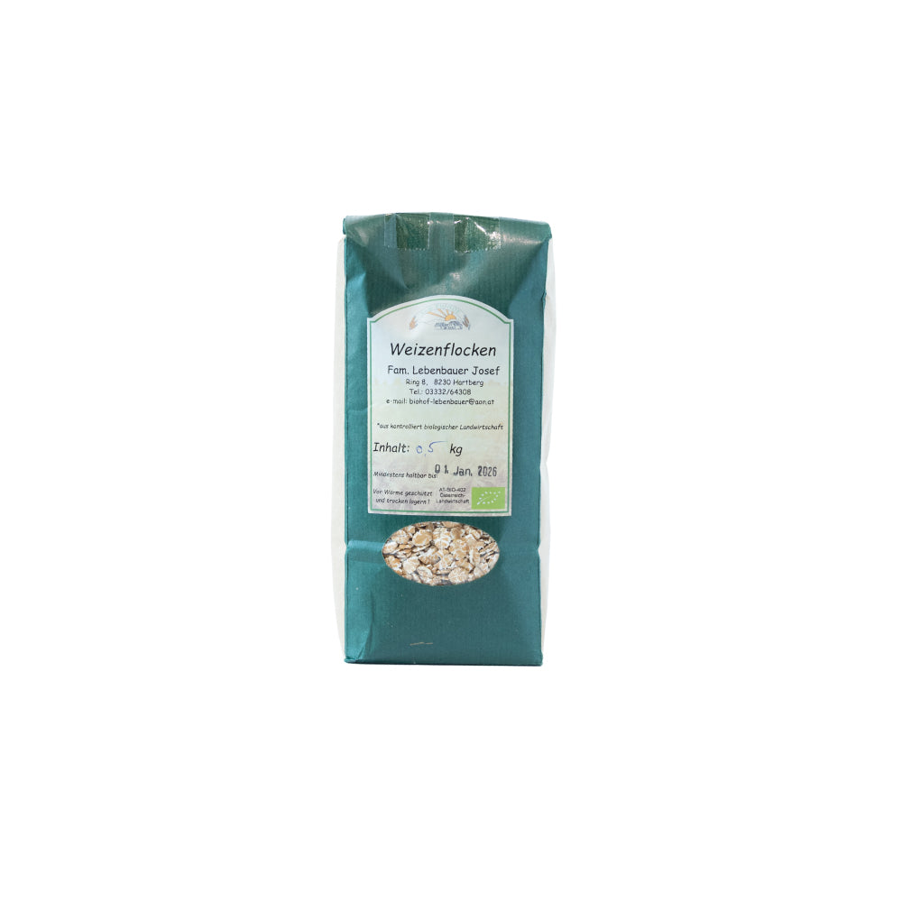 weizenflocken 500g familie lebenhof josef naturpark-bauernladen-bio-powerfood-vom-biohof-1